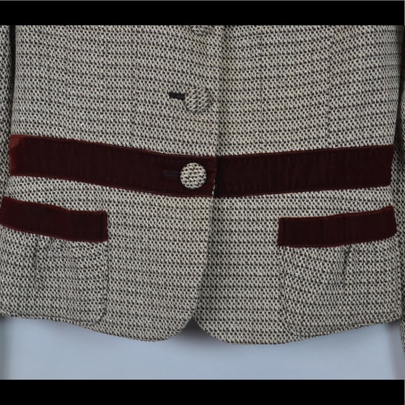 NWOT Neiman Marcus couture, tailored trimmed tweed blazer - Picture 7 of 15